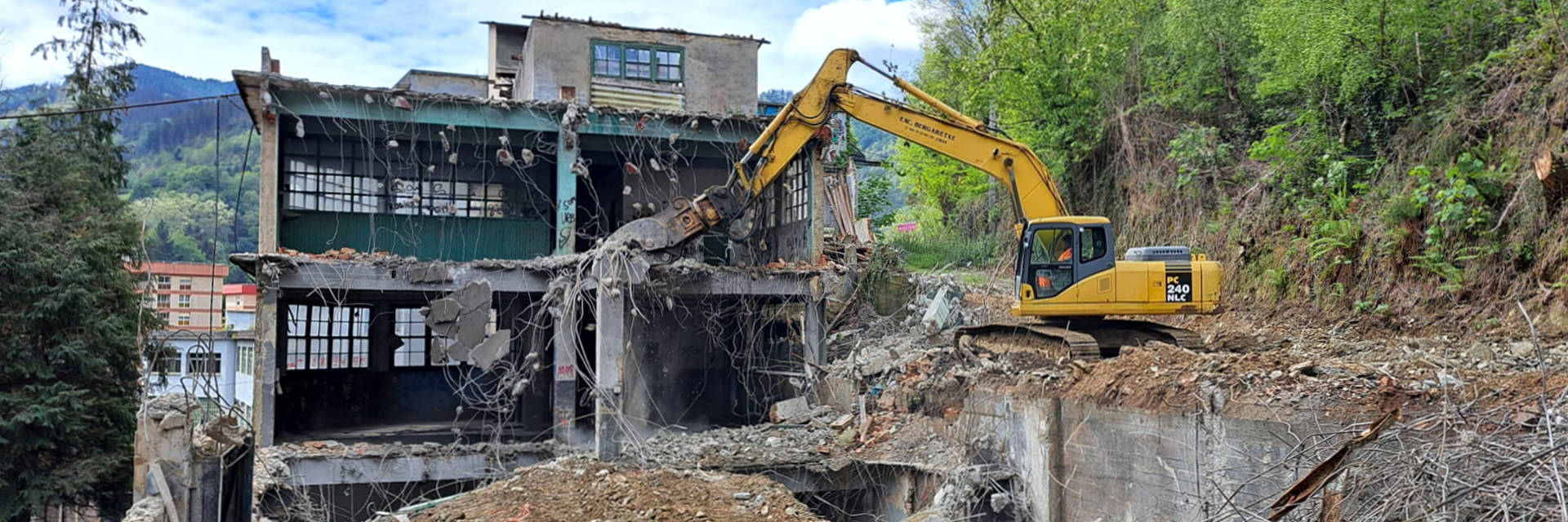 Excavaciones Bergaretxe demolición